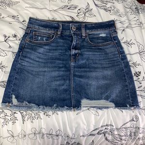 American Eagle denim mini skirt